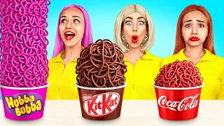 Desafio das Sobremesas Arco-Íris | Mukbang com Bolo Gigante de Chocolate por RATATA POWER