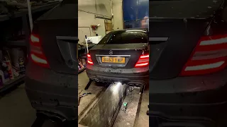 2013 Mercedes C220cdi Straight pipe, back box delete with Cat gutted / Stage 1