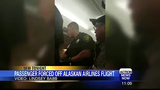 Redding Family Watches as Man Taken From Alaska Airlines Plane