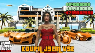 KOUPIL JSEM VŠECHNO V GTA ONLINE!