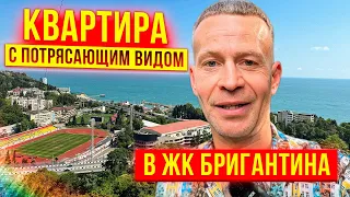 ЖК Бригантина. Квартира с ремонтом и потрясающим видом на море и горы.