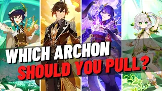 BEST ARCHON You Should Pull For In Genshin Impact – VENTI vs ZHONGLI vs RAIDEN SHOGUN vs NAHIDA