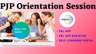 PJP Orientation Session. | PBLApp | Pre Joining Program | Wipro PJP.