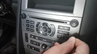 Peugeot 407 Sacar radio MP3