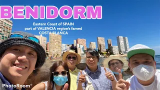 BENIDORM BEACH in ALICANTE city of VALENCIA