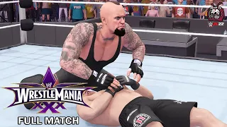 WWE 2K22 Brock Lesnar vs The Undertaker | WrestleMania 30 Epic Gameplay!