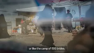 Inside Al-Hol camp, Syria