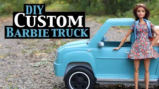 DIY- How to give the Sweet Orchard Farm Barbie Truck a Custom Makeover - Plus Fall Surprises!