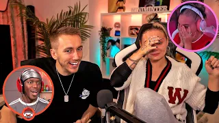 Talia Mar Cries At KSI Reacting To Talia Crying At KSI's Glow Up...