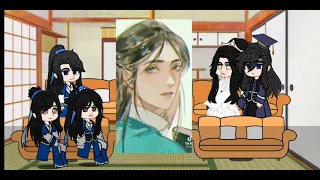 husky and his white cat shizun react//2ha react