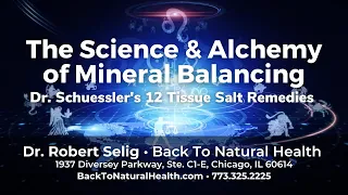 Dr. Schuessler's 12 Tissue Salt Remedies - The Science & Alchemy of Mineral Balancing