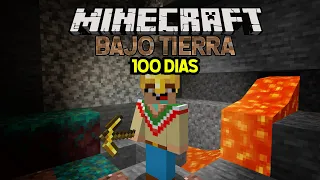 SOBREVIVIENDO 100 DIAS BAJO TIERRA en MINECRAFT 😨 SILVIOGAMER #3