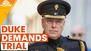 Prince Andrew demands trial by jury in official response to sex abuse claims | Sunrise