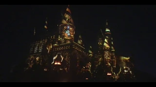 Nighttime Lights at Hogwarts Castle