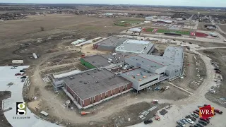 WRA Architects | Ponder ISD High School | January 2023 | Construction Update