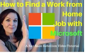 How to Find a Work from Home Job with Microsoft