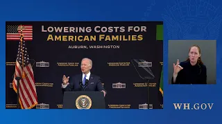 President Biden Delivers Remarks on Lowering Costs for American Families