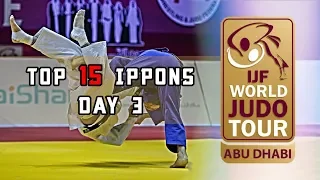 Top 15 ippons in day 3 of Judo Grand Slam Abu Dhabi 2019