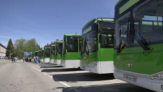 25 новых автобусов пополнили автопарк Риддера
