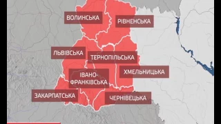 На завтра оголошено штормове попередження у 8 областях