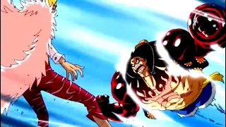 YOU SAY RUN V1 & V2 GOES WITH EVERYTHING | Luffy Gear 4 vs Doflamingo | ONE PIECE