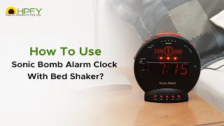 How to Use Sonic Bomb Alarm Clock with Bed Shaker?