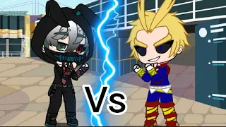 If Deku was a Villain my AU Pt2/? |KillRabbit Vs All Might |GCMM