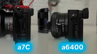 Sony a7C vs a6600 a6400 сравнение для видео