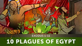 The 10 Plagues of Egypt - Exodus 1-11 | Sunday School Lesson and Bible Teaching Story for Kids