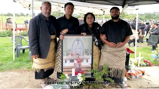 FUNERAL Burial Fatafehi 'O 'Utuone Misimoa Manu