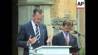 GERMANY: POTSDAM: FORMER US PRESIDENT GEORGE BUSH VISIT