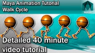 Maya Walk Cycle Tutorial - Complete | Character Animation Tutorial