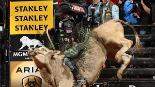 TOP RIDE: J.B. Mauney rides Sheep Creek for 90.25 points