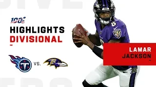 Lamar Breaks Playoff Record w/ 300+ Pass & 100+ Rush Yds | NFL 2019 Highlights