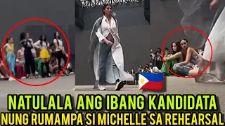 Natulala ang ibang Candidates nung Rumampa na si Michelle Dee sa 2nd Day Rehearsal ng Miss Universe