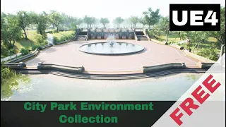 FREE City Park Environment Collection in Unreal Engine