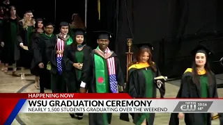 WBDT: Nearly 1,500 students graduate at Wright State’s spring commencement ceremonies