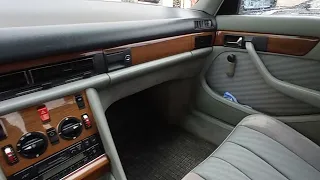 Mercedes w126 wnętrze/interior