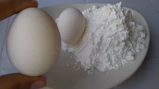 Cornstarch is doing so, add eggs, make it simple and the child will drool! | Kusina ni Angel