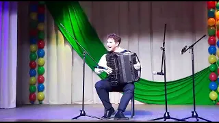 Импровизации.Итальянский виртуоз Пьетро Адрагна /virtuoso accordion player Pietro Adragna/Russo/