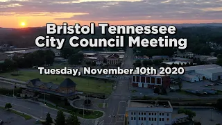 Bristol Tennessee City Council Meeting - November 10th, 2020