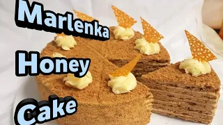 Medovik - Russian Honey Cake Recipe WITH AMAZING FILLING