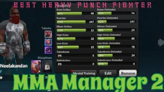 MMA Manager 2 | winner by 3 punch [ HEAVY PUNCH FIGHTER ]