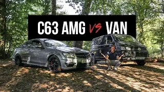 C63 AMG VS THE VAN