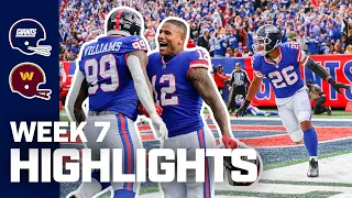 New York Giants Highlights vs. Washington Commanders | 2023 Regular Season Week 7