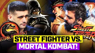 Quem é melhor STREET FIGHTER ou MORTAL KOMBAT?! 🎮🥊