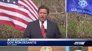 DeSantis asked about Trump's 2024 run