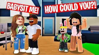 My DAD was DATING the BABYSITTER! (Roblox Brookhaven)