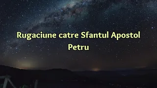 Rugăciune către Sfântul Apostol Petru