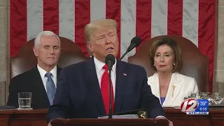 Trump uses State of Union to campaign; Pelosi rips up speech